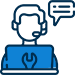 A blue icon with a wrench on it representing Perth computer repairs.
